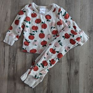 Hanna Andersson Apple Waffle Knit Set, 12-18mo